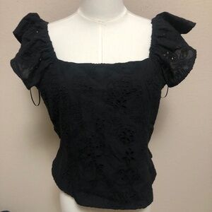 Sofia Ruffle Sleeve Top